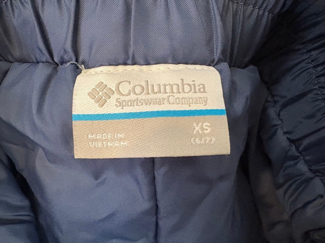 Columbia スキーウェアXS ＋ ゴーグル、グローブ