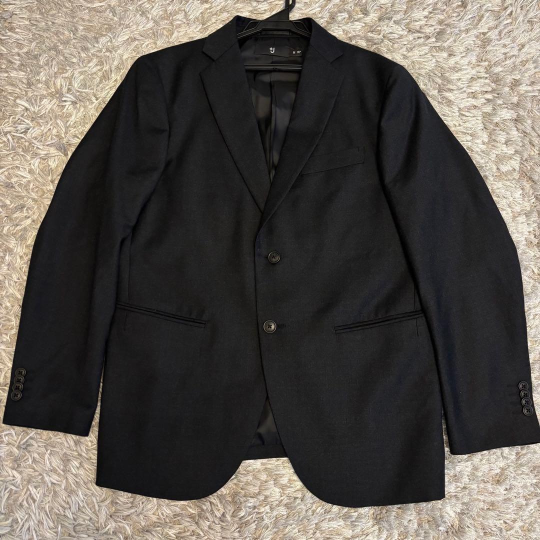 極美品☆UNIQLO ユニクロ +J セットアップ スーツ ウール テーラード
