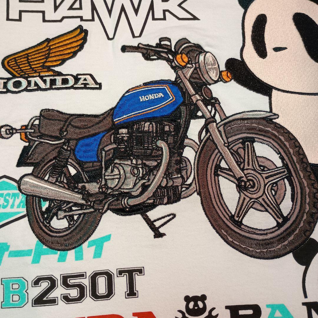 < 新品未使用品 > パンディエスタ× HONDA CB250T 半袖Tシャツ