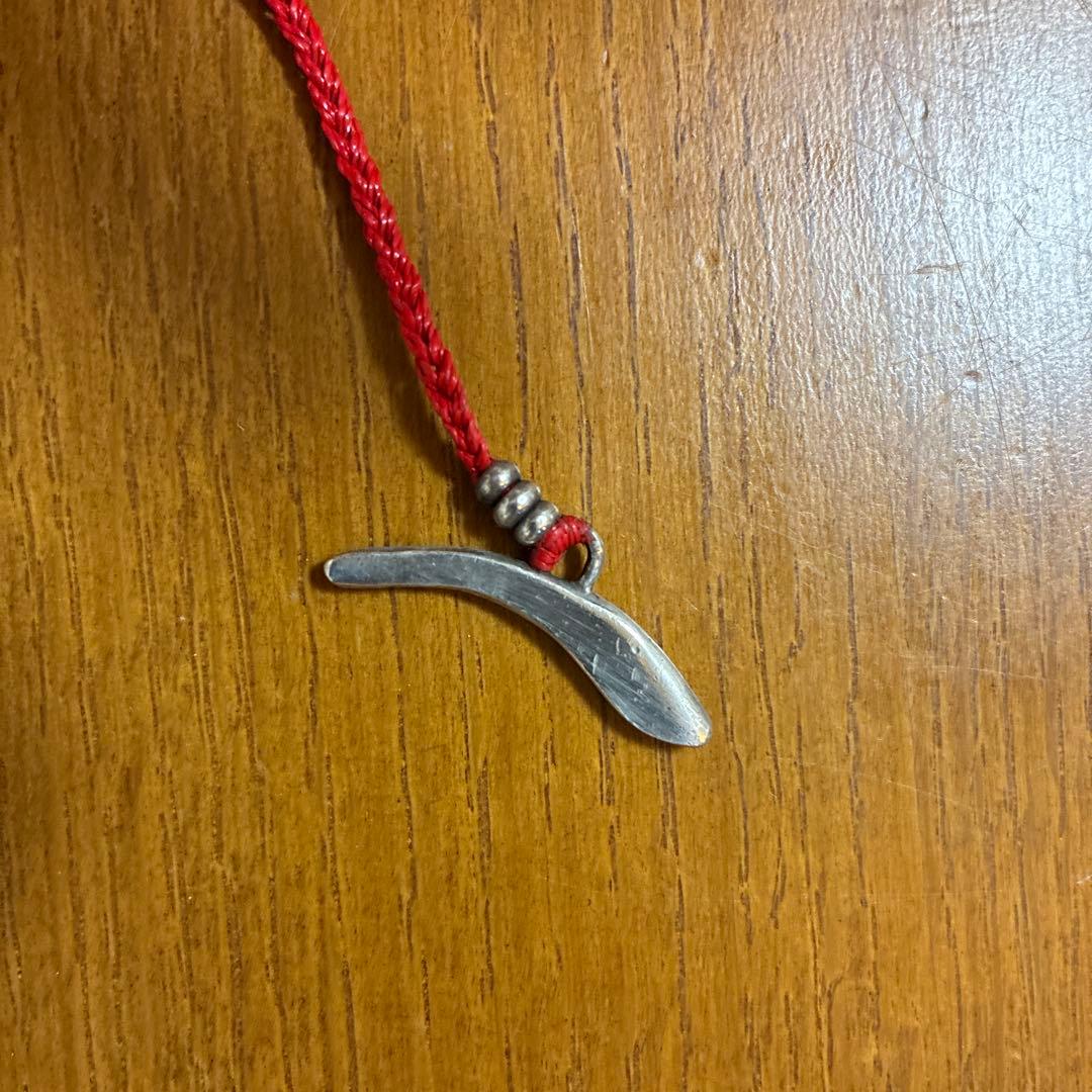 JILL PLATNER Birdbone 赤コード ネックレス 中古