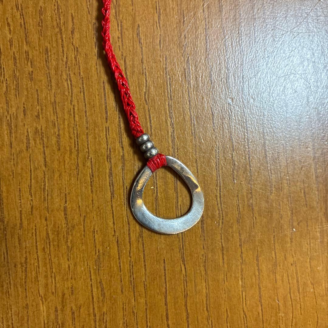 JILL PLATNER Birdbone 赤コード ネックレス 中古