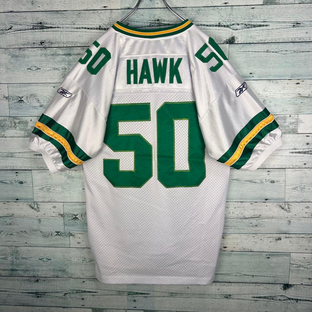 リーボック NFL 全刺繍 パッカーズ アメフトゲームシャツ XL 5514