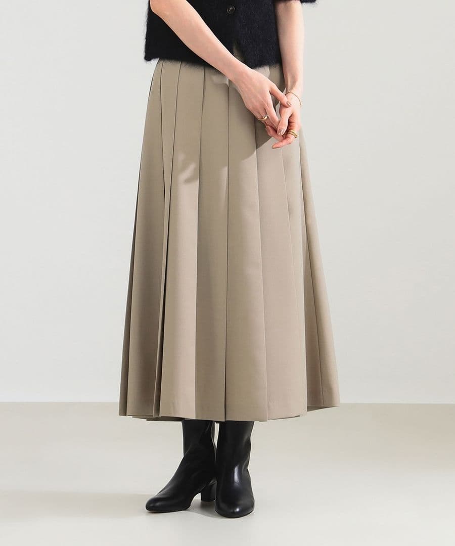 【美品】Demi-Luxe BEAMS　アシンメトリー プリーツスカート