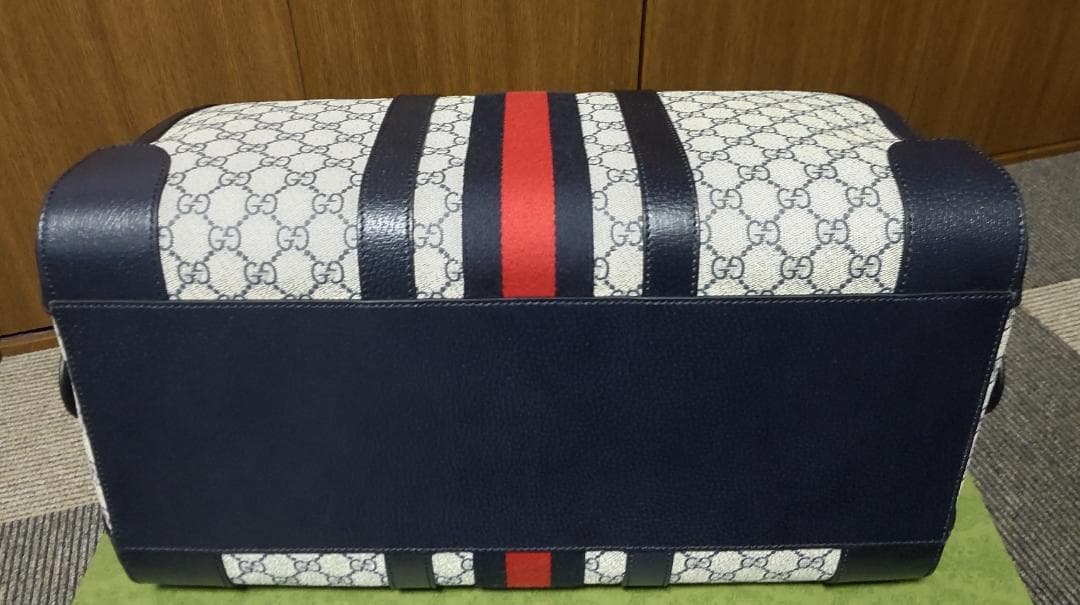鏡！ GUCCI GGキャンバス ミディアム ボストンバッグ
