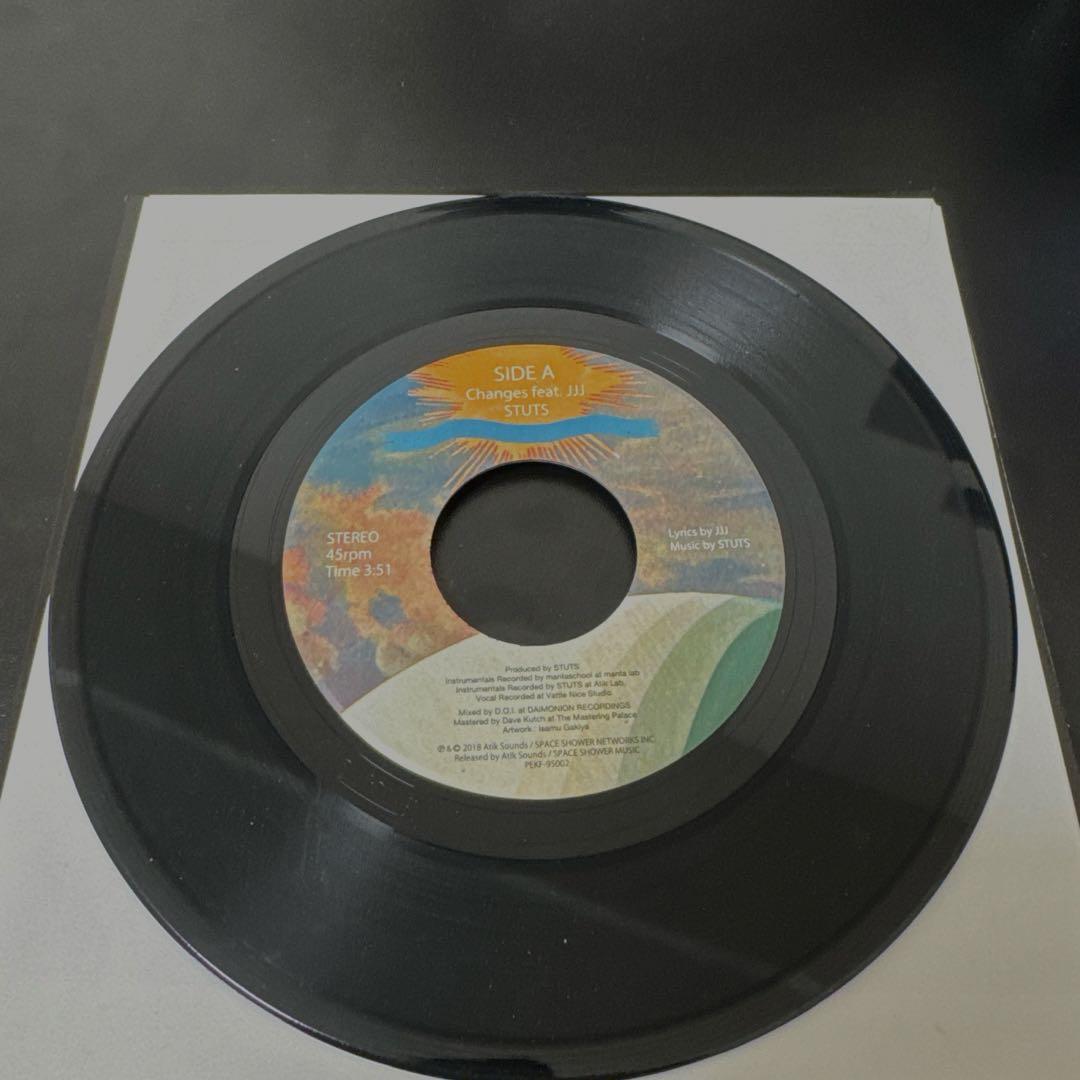 JJJ STUTS 7インチレコード Change