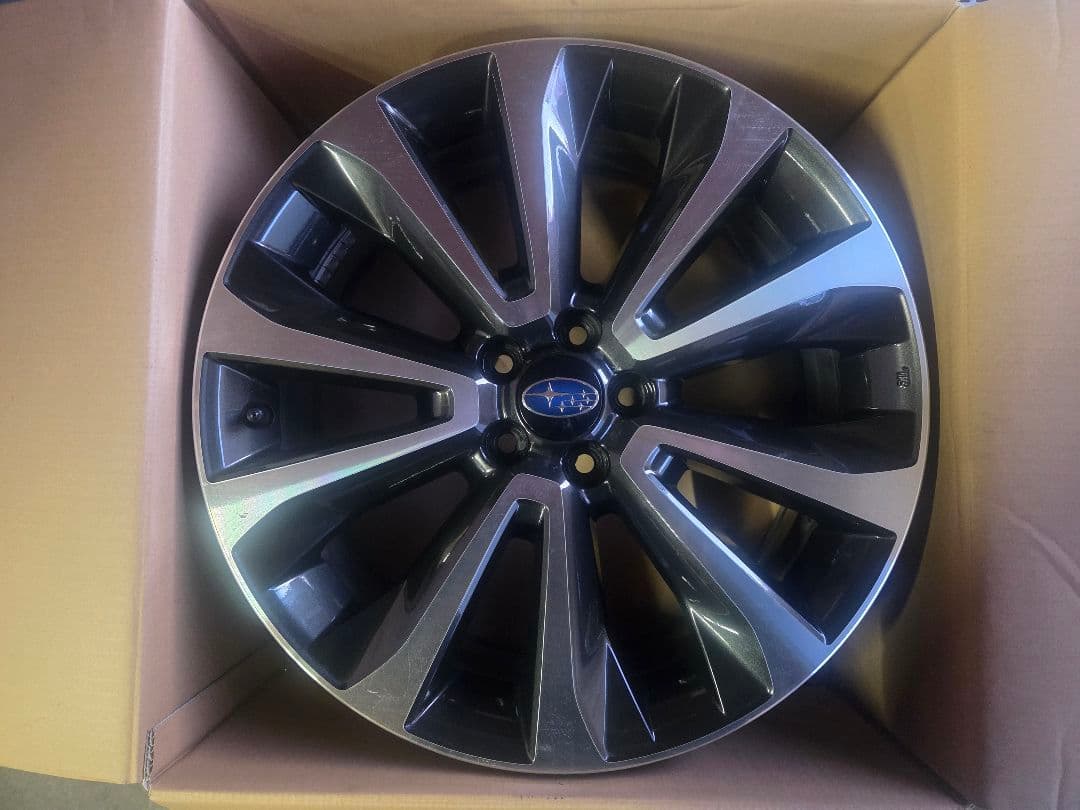 スバル フォレスター SJ 後期 純正 ホイール 18Inch 7J+48