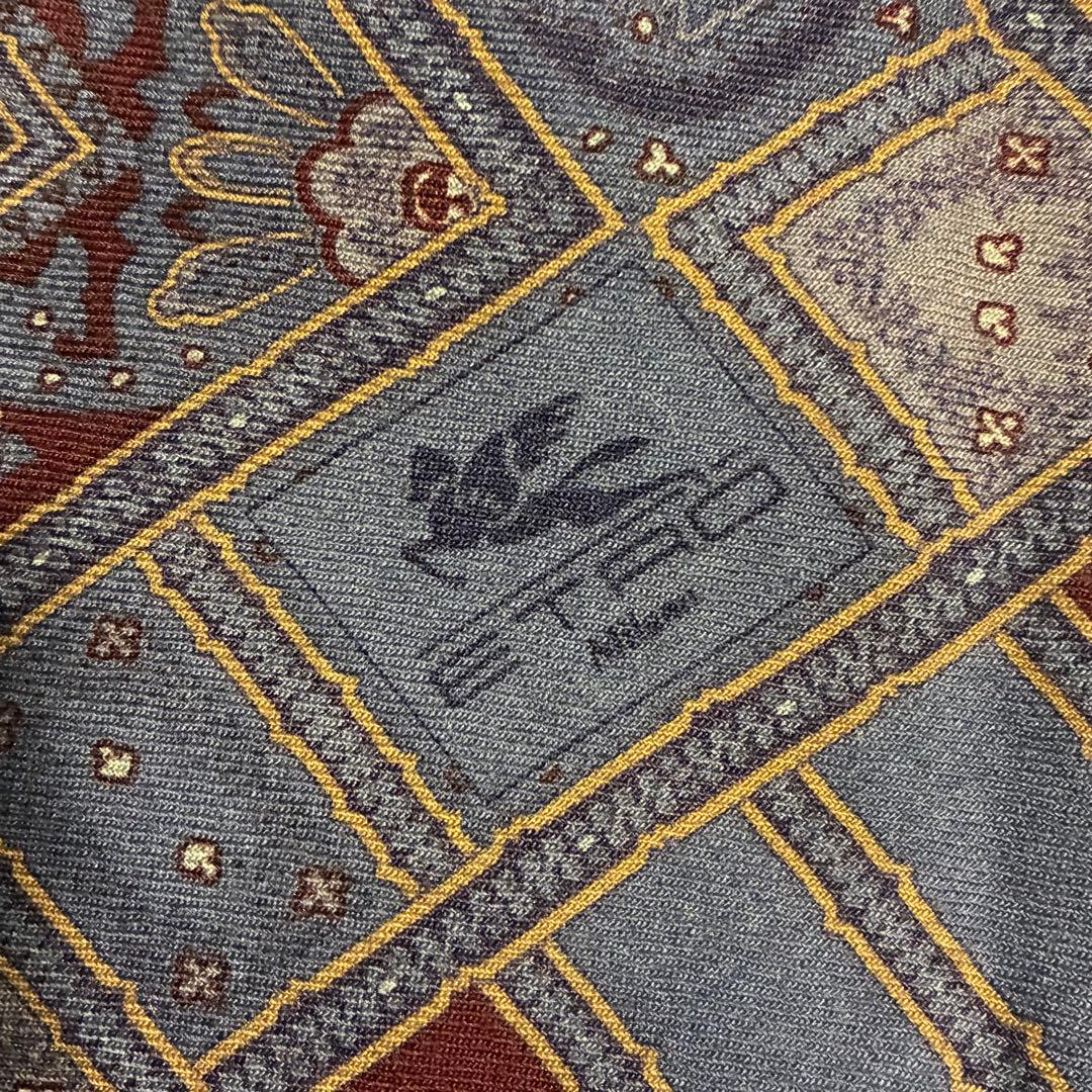 ETRO ペイズリー柄 ストール 140cm
