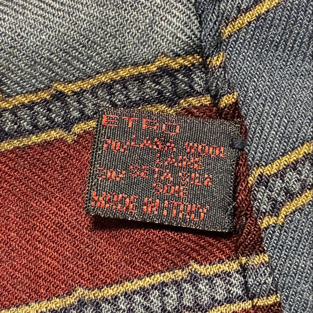 ETRO ペイズリー柄 ストール 140cm