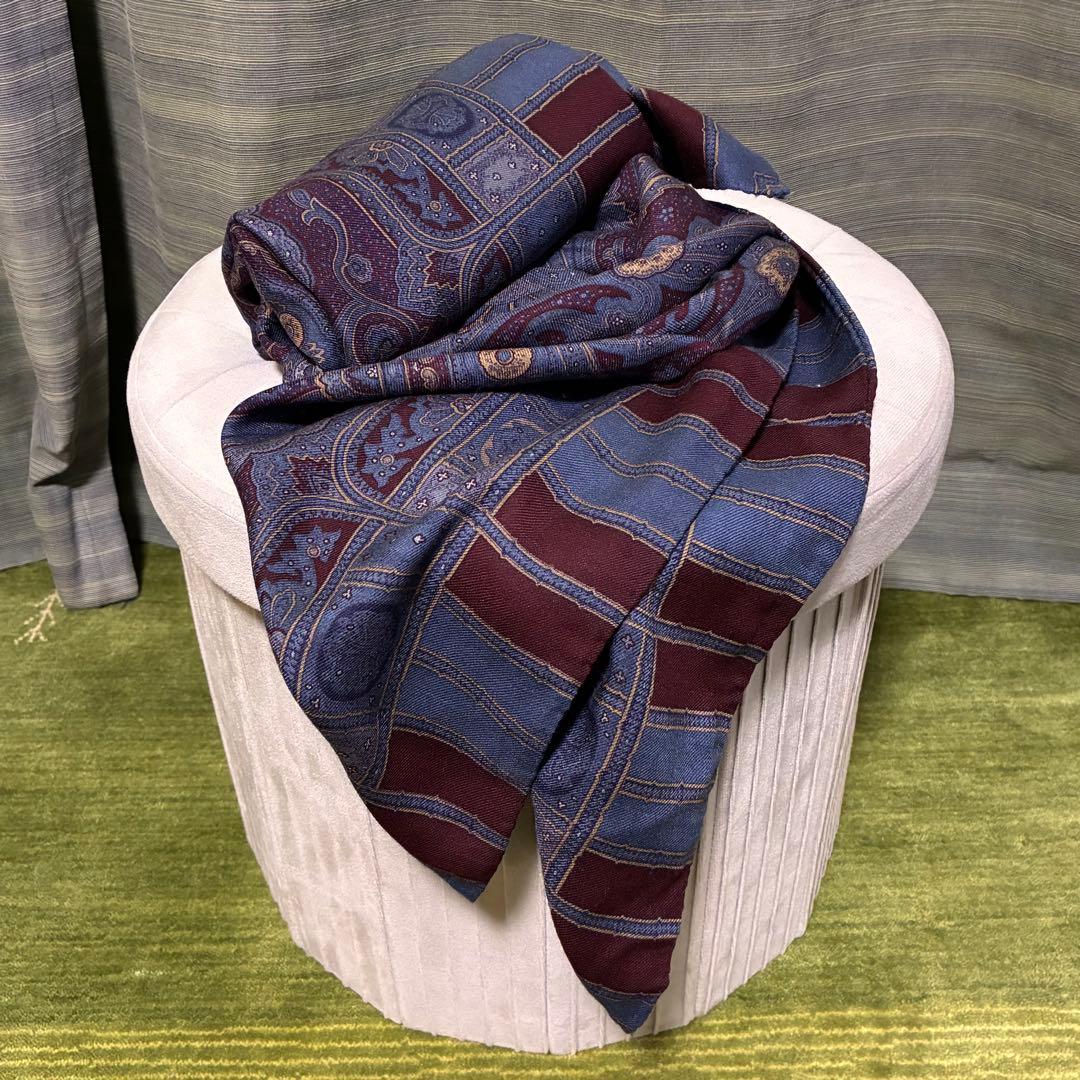 ETRO ペイズリー柄 ストール 140cm