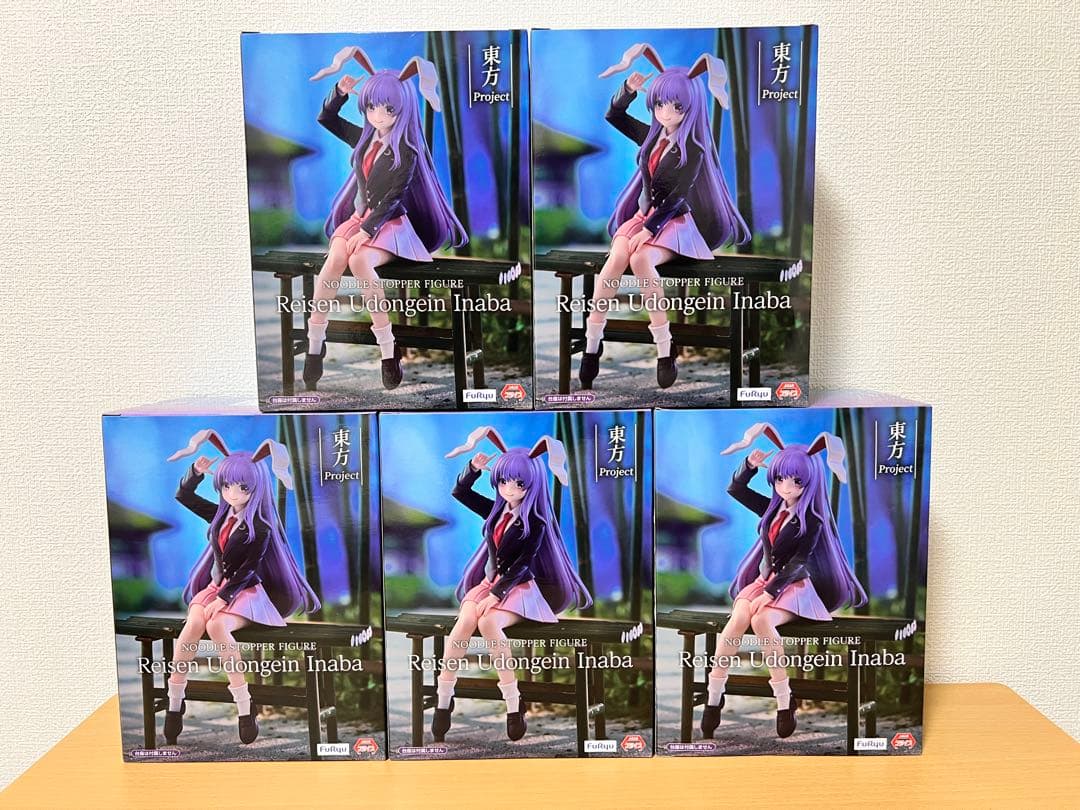 東方Project ぬーどるストッパーフィギュア 優曇華院・イナバ×5個