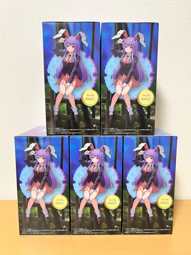 東方Project ぬーどるストッパーフィギュア 優曇華院・イナバ×5個