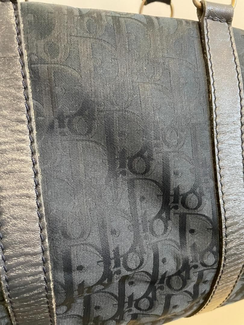 T◆ChristianDior　クリスチャンディオール　ボストンバッグ　ネイビー