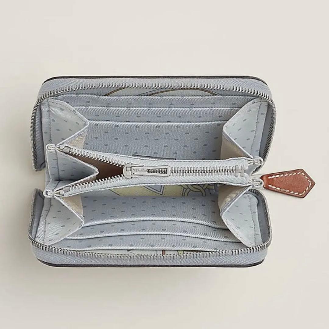 HERMES エルメス　シルクインコンパクト　グリパンタン　新品未使用　新作