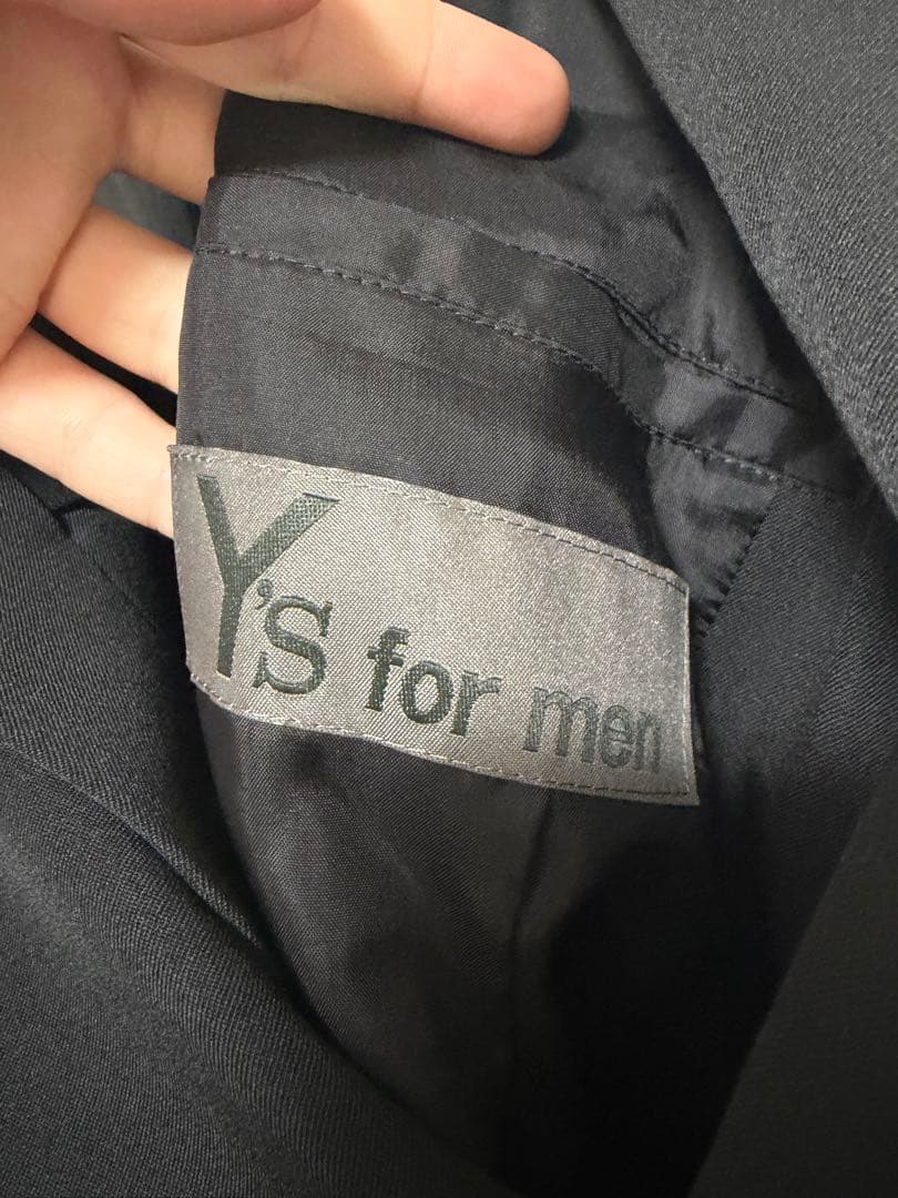 25AW Y's for men ウールギャバジン ラペルタブジャケット