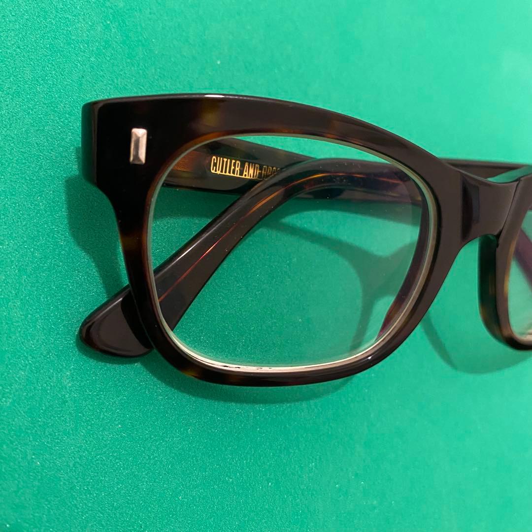 【希少】【ヴィンテージ】CUTLER AND GROSS M0848 べっ甲