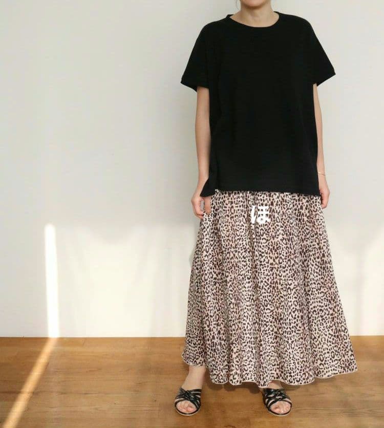 cloth&cross レオパードスカート　クロスアンドクロス　ハグオーワー