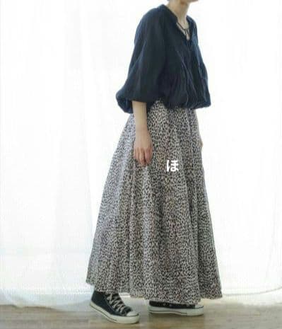 cloth&cross レオパードスカート　クロスアンドクロス　ハグオーワー