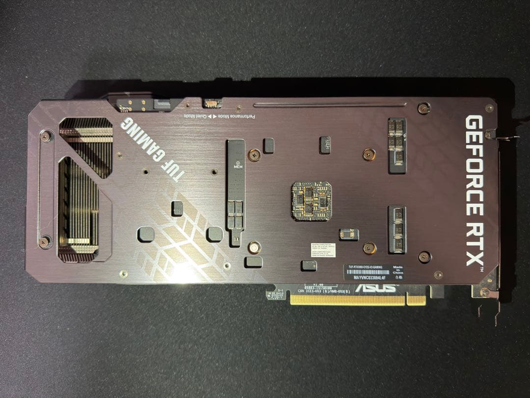 グラフィックボード・グラボ・ビデオカード ASUS TUF RTX3060 O12G-V2-GAMING 12GB