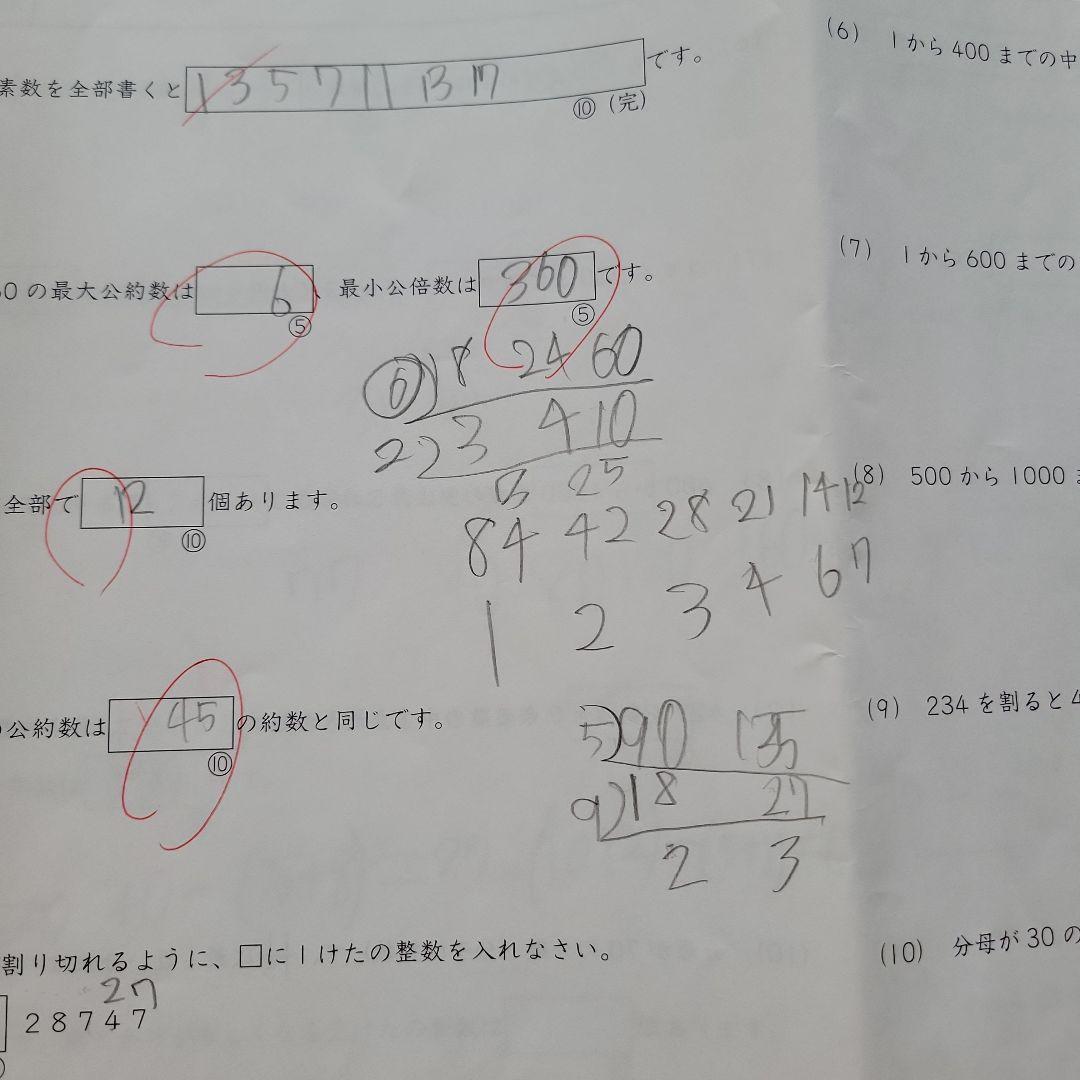 小学6年生　算数　まとめ売り