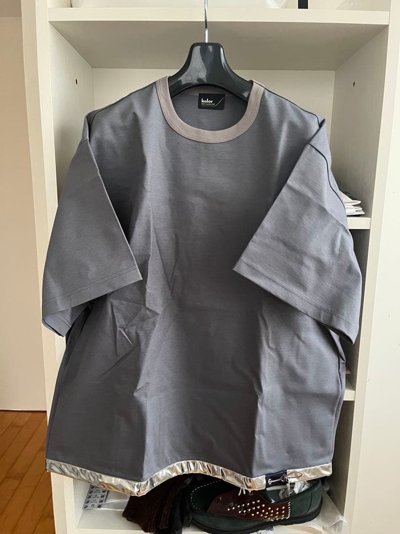 kolor 24SS EXCLUSIVE ポンチTシャツ グレー 3 新品