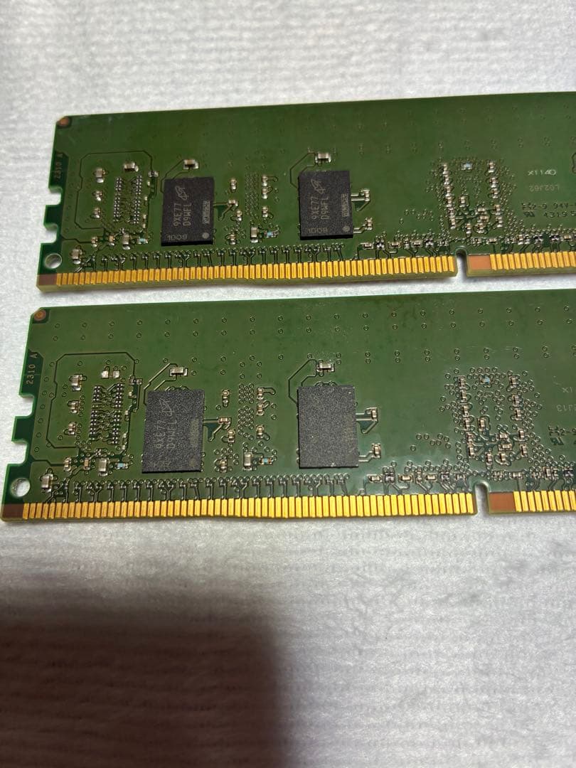 Micron製 8GB メモリー　2枚セット