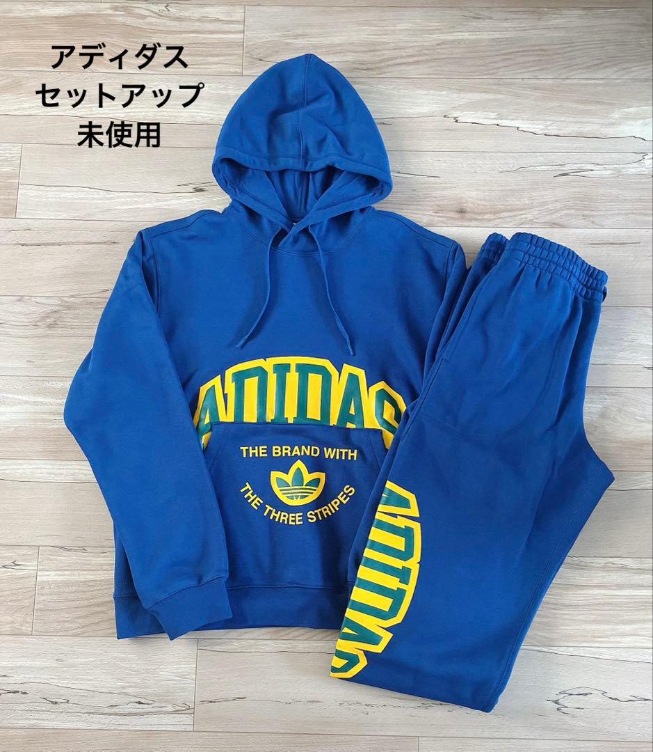 アディダス　adidas スウェットセットアップ　未使用　ネイビー