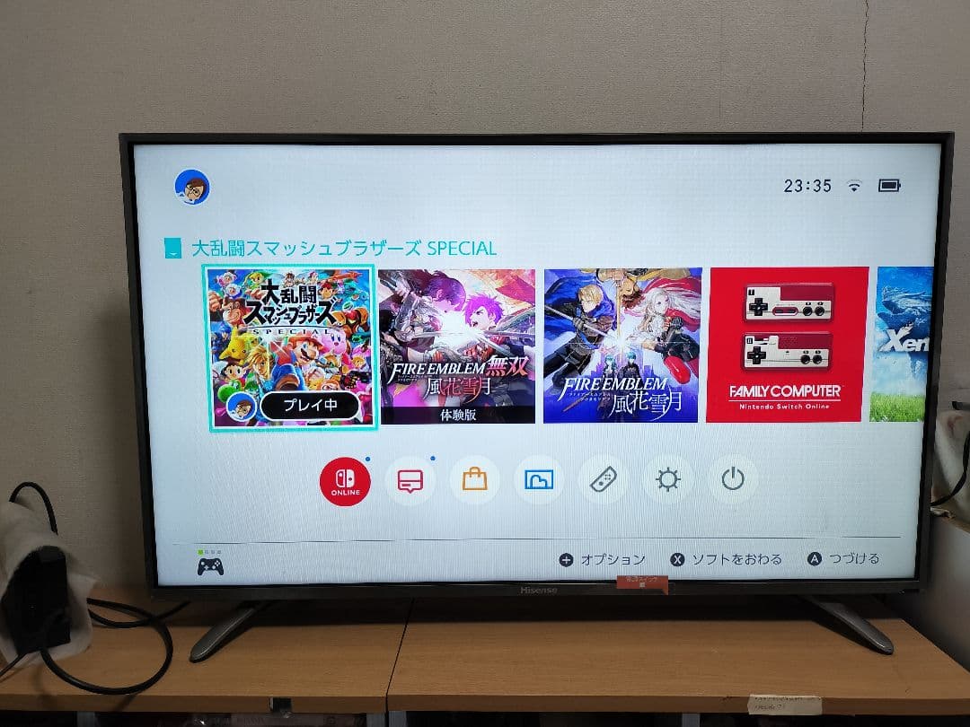 超美品 Nintendo Switch 本体+ゲームパッド(コントローラ未使用)