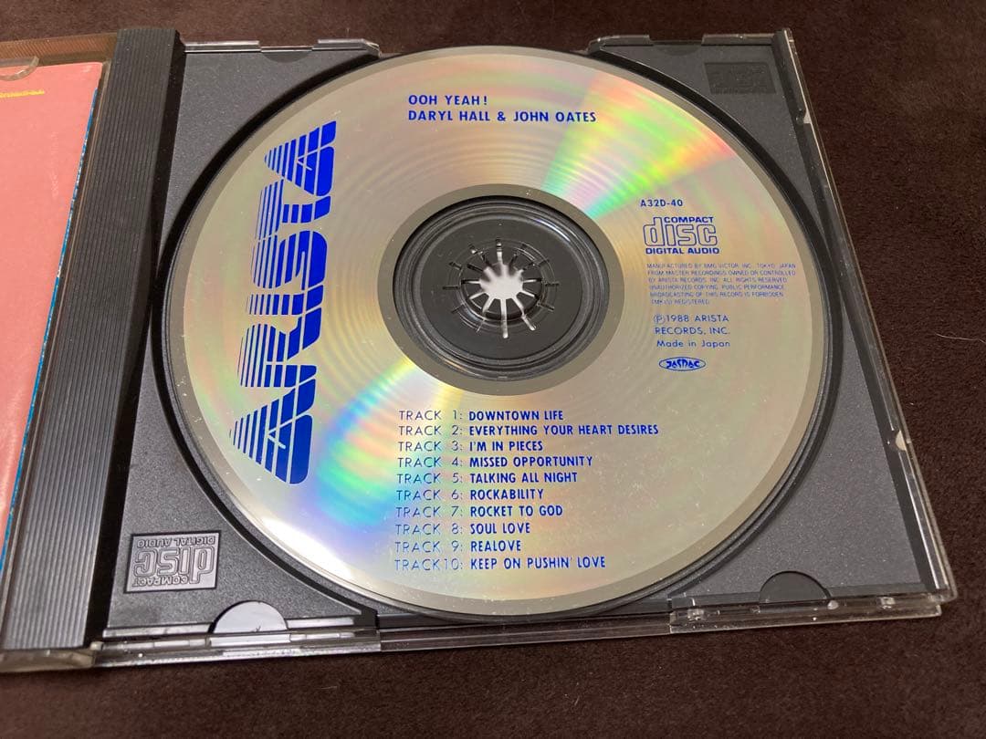 レア　ダリル・ホール&ジョン・オーツ　直筆サイン　CD ホール・アンド・オーツ