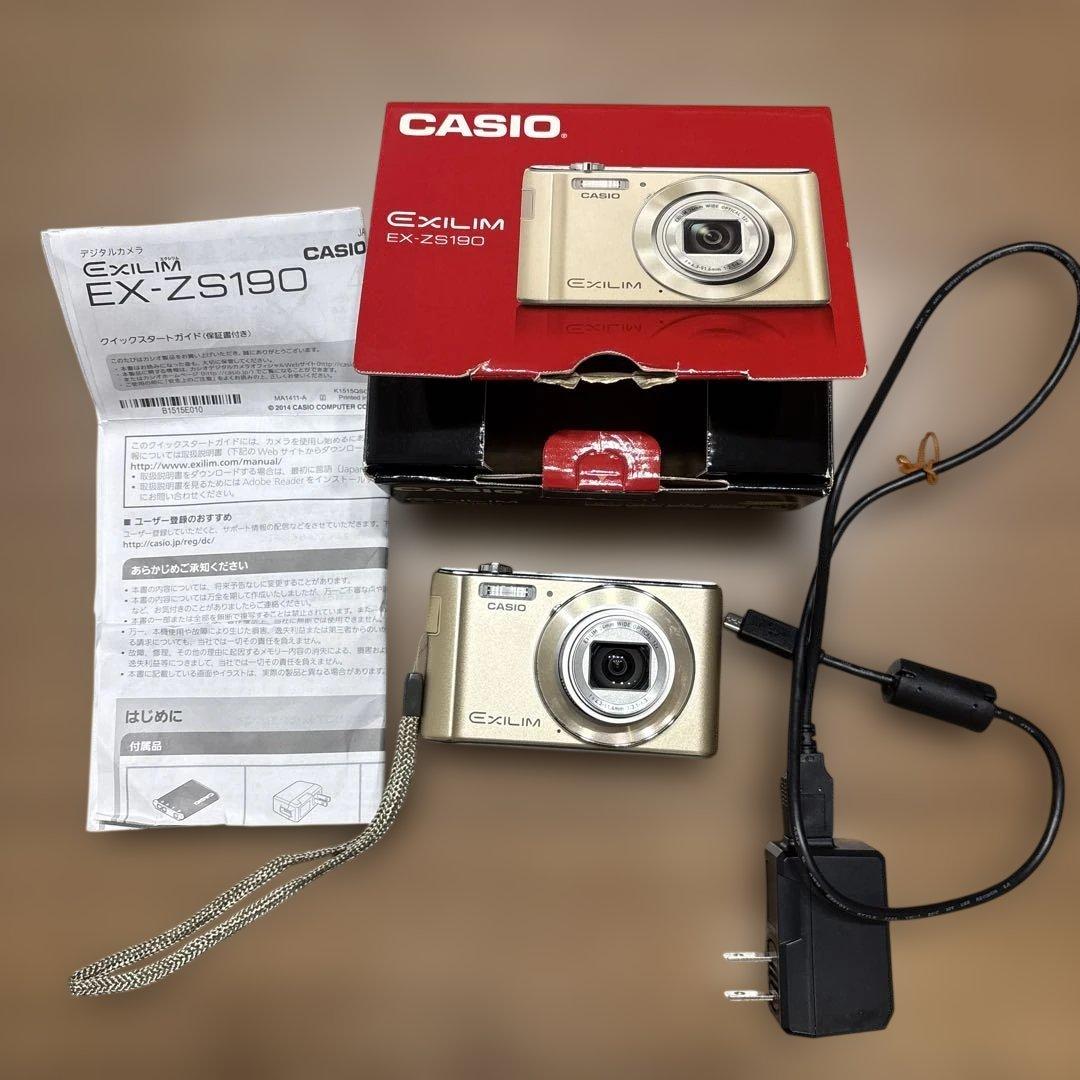 CASIO EX-ZS190 デジタルカメラ