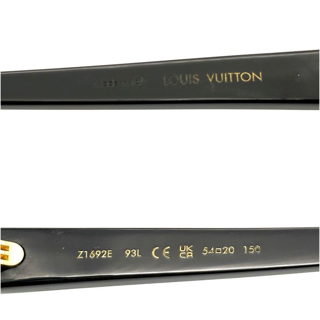 極美品◆ルイヴィトン サングラス LVグライド Z1692E スクエア ブラック