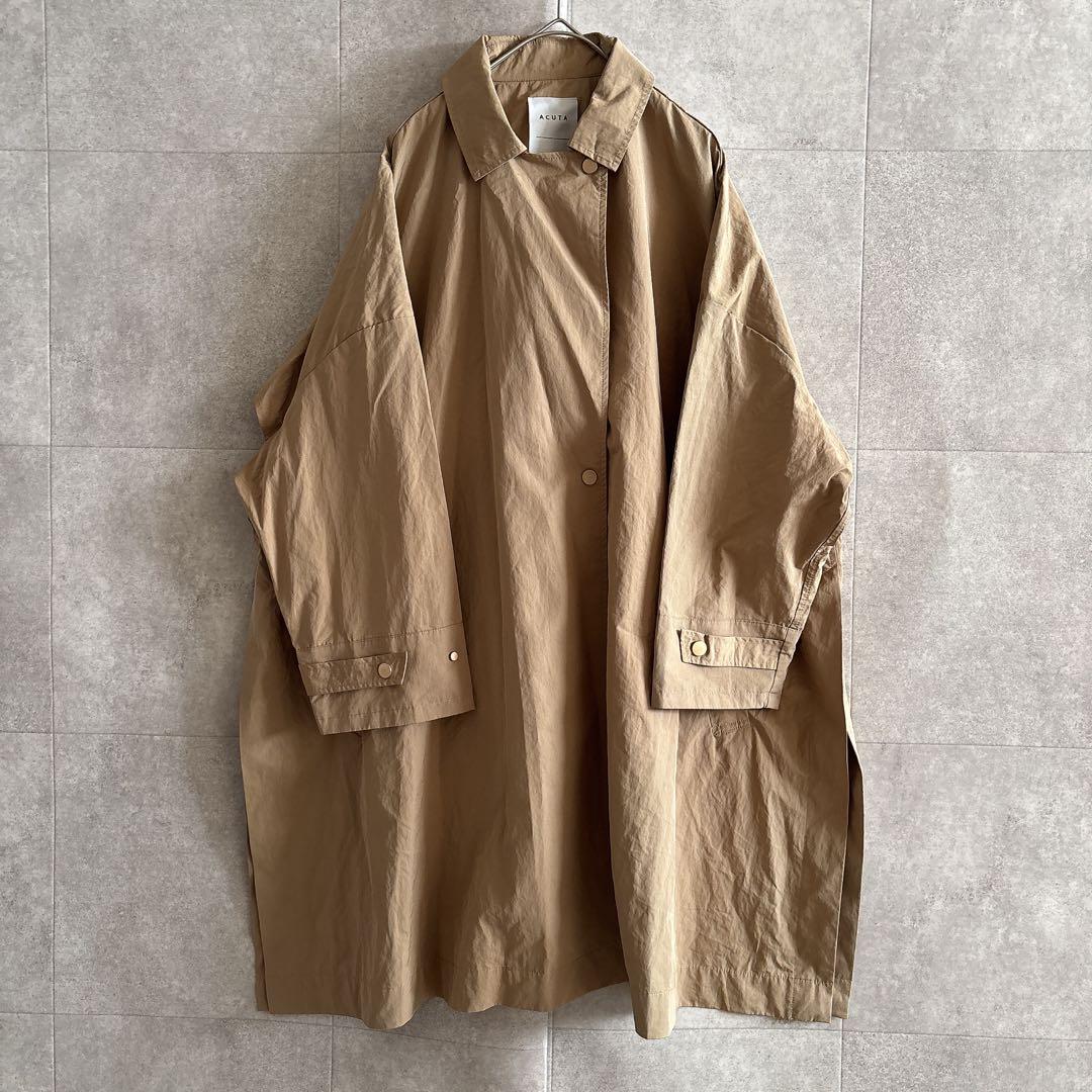 ACUTA タイプライターテントコート ベージュ フリーサイズ
