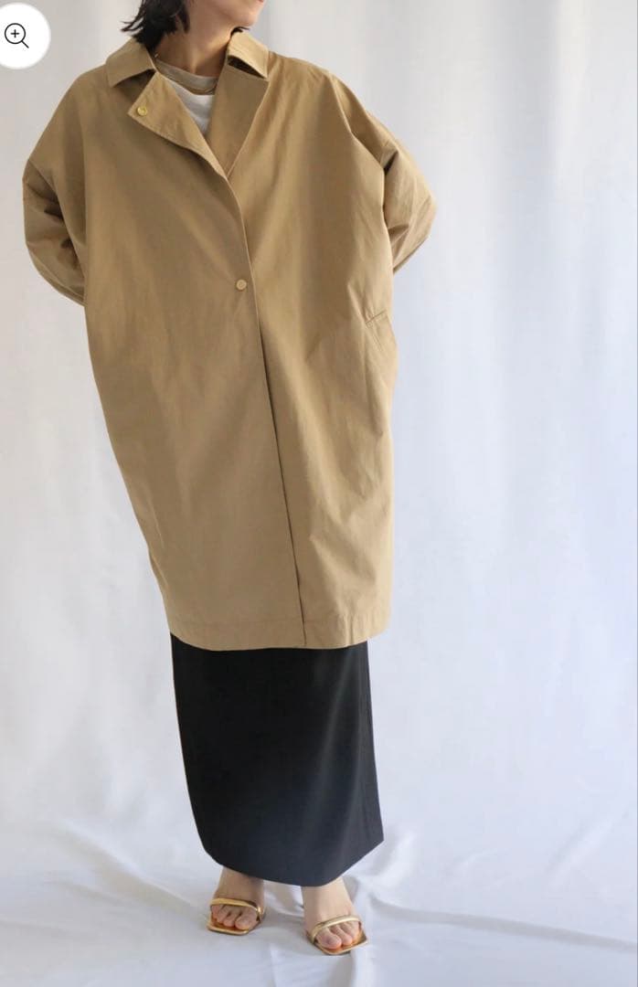 ACUTA タイプライターテントコート ベージュ フリーサイズ