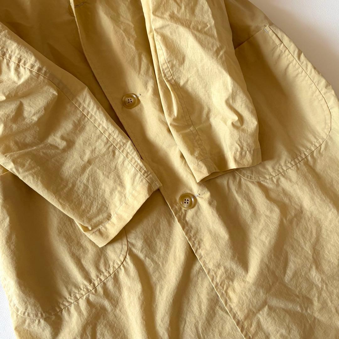 極美品✨ダントン　近年モデル　ナイロンタフタ ステンカラーコート　ベージュ