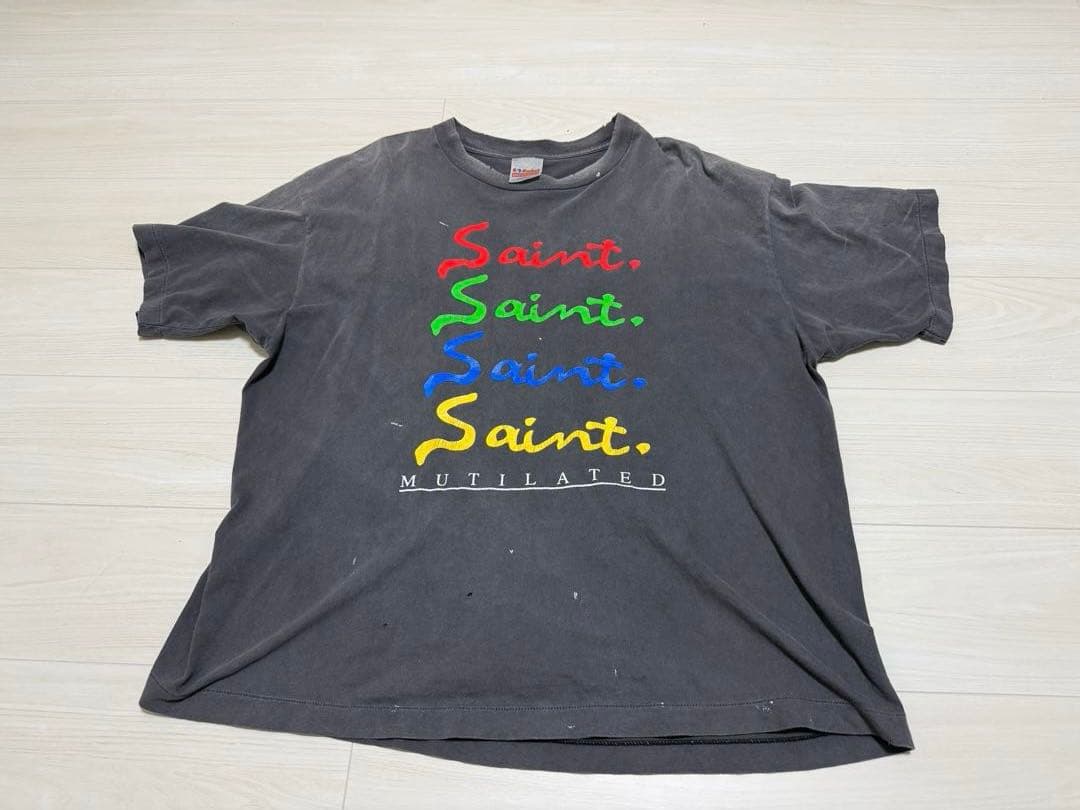 トップス SAINT Mxxxxxx (SS TEE_MULATED) BLACK XL