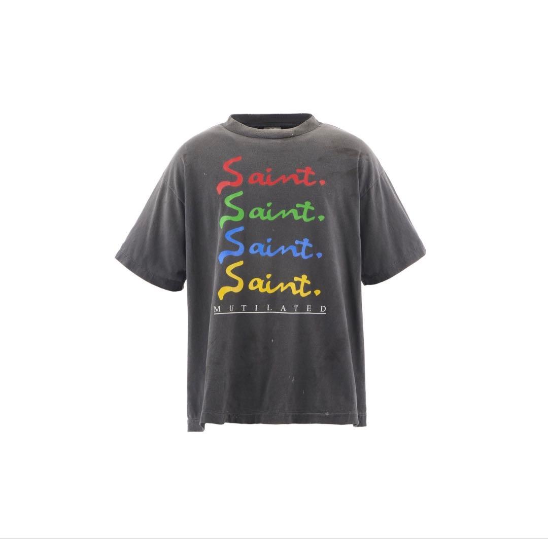 トップス SAINT Mxxxxxx (SS TEE_MULATED) BLACK XL