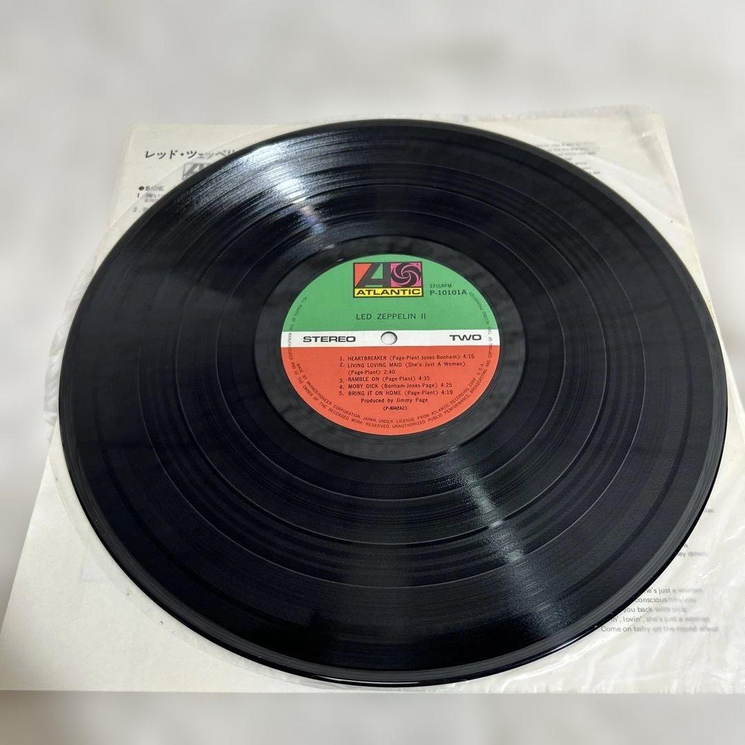 Led Zeppelin II アルバム LP レコードポスター付 帯付き