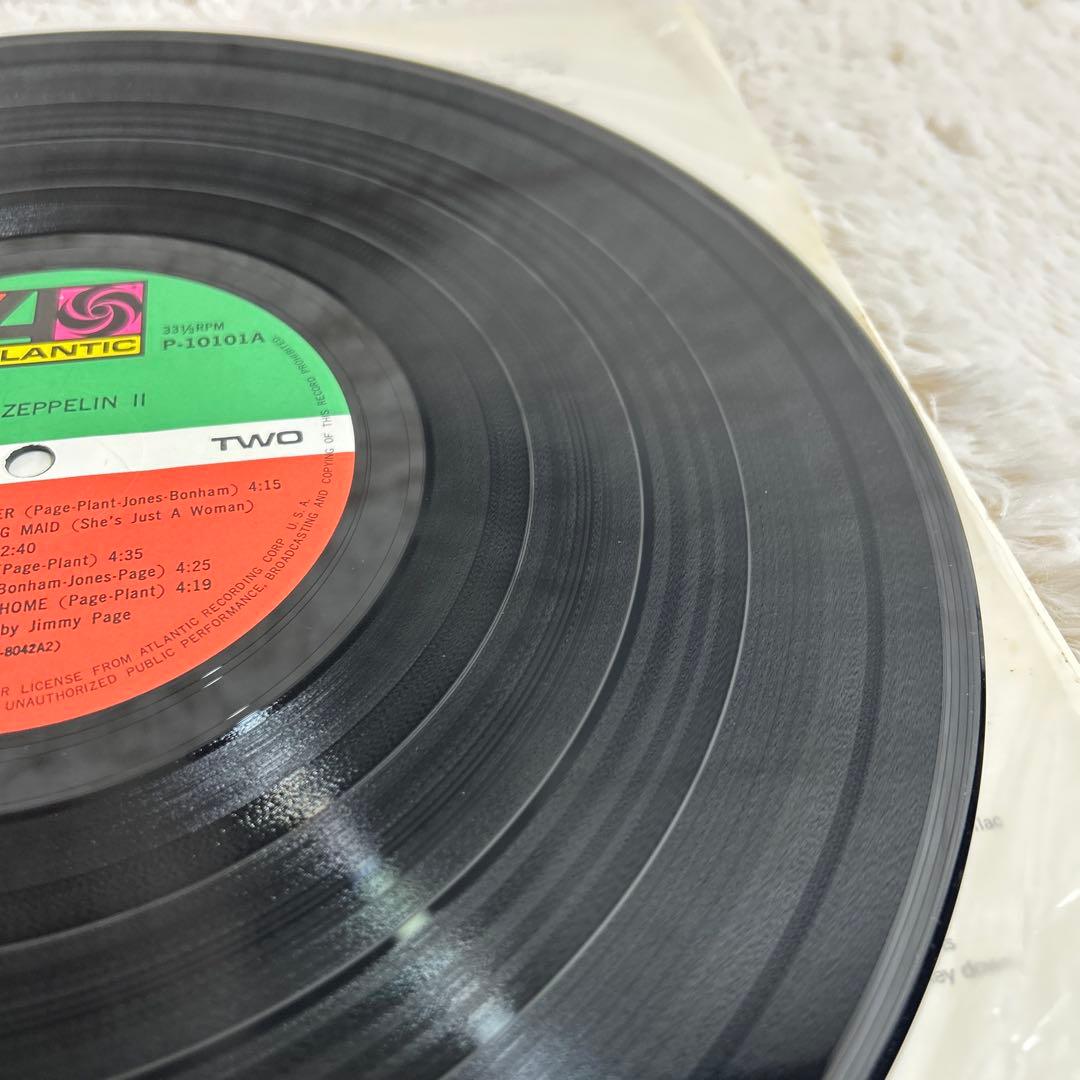 Led Zeppelin II アルバム LP レコードポスター付 帯付き