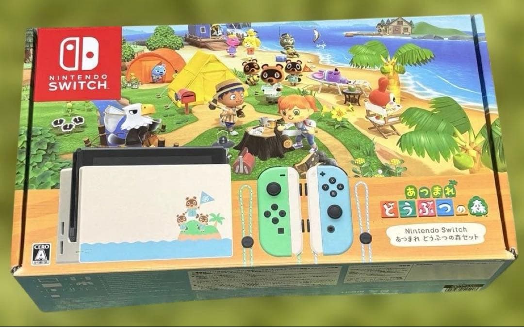 Nintendo Switchあつまれどうぶつの森デザイン 本体　初期化済