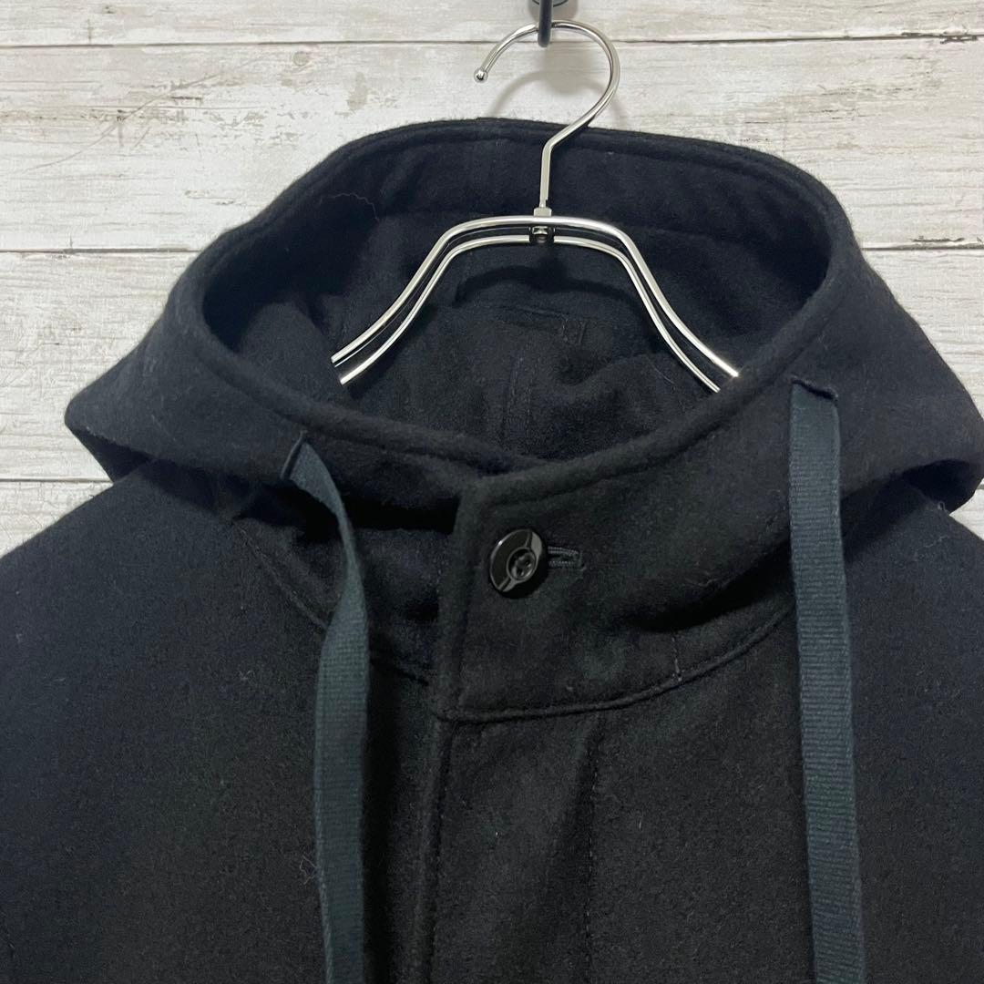 極美品 Rott weiler ロットワイラー モッズコート フード 黒 M