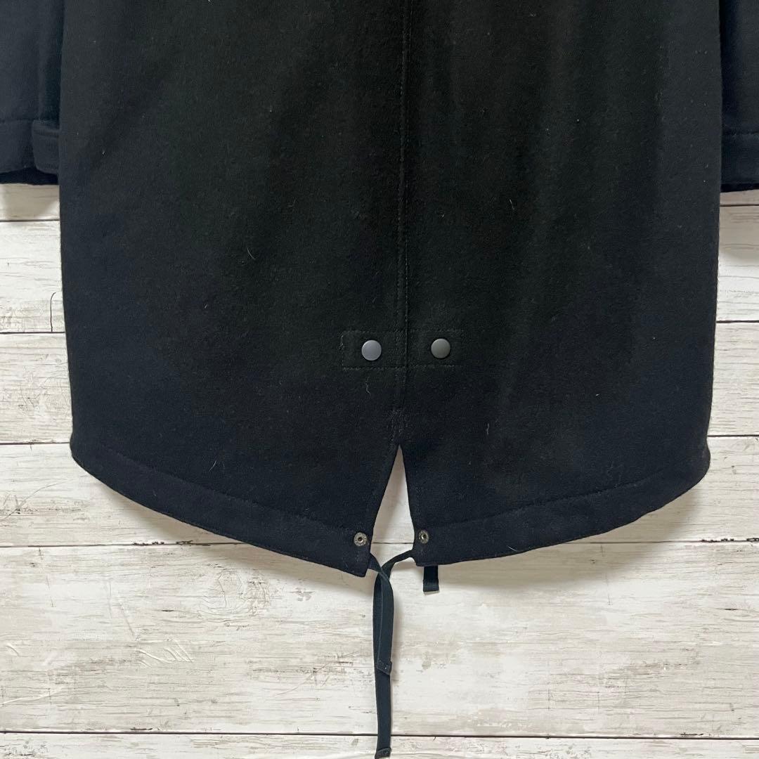 極美品 Rott weiler ロットワイラー モッズコート フード 黒 M