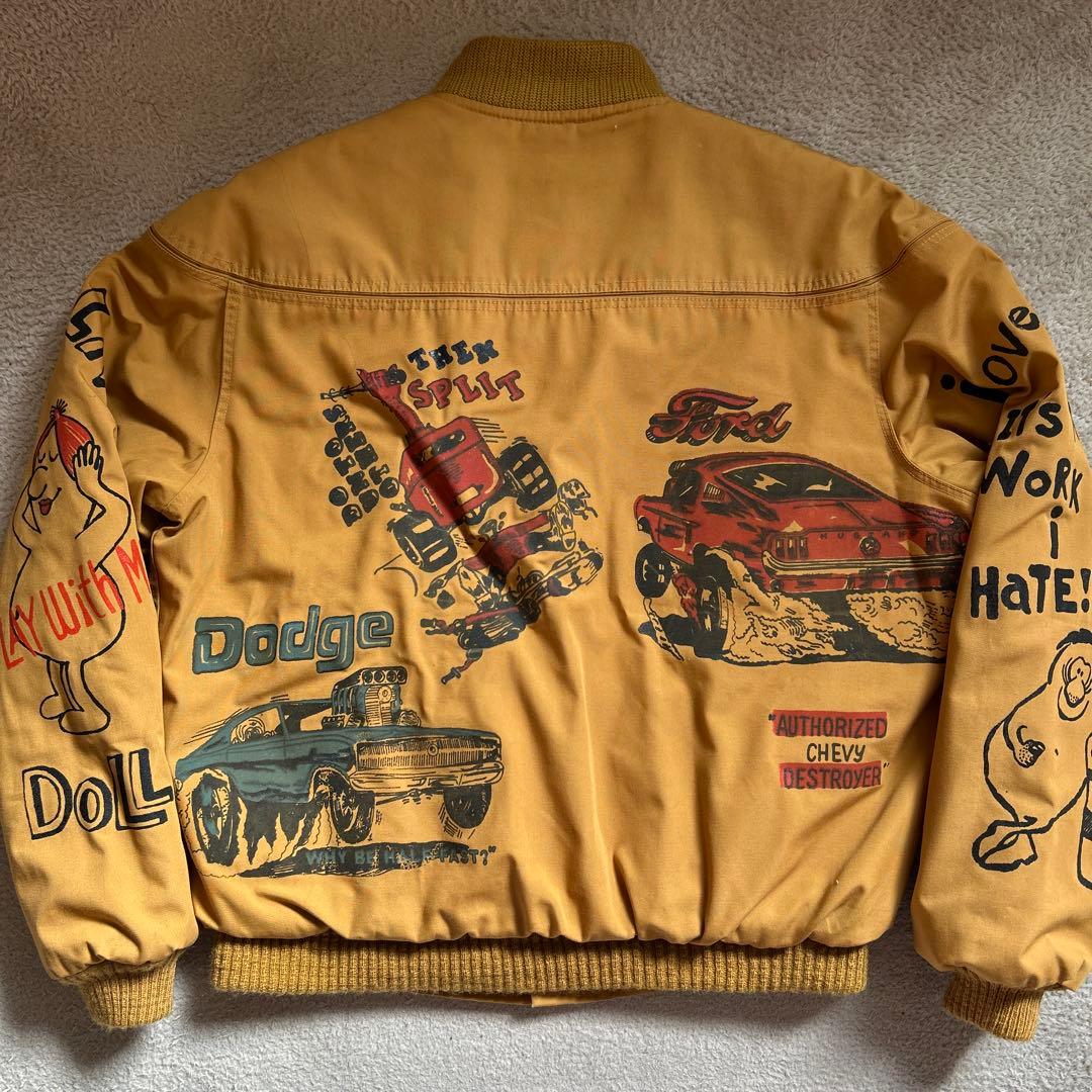 vintage 60s 70s 50s マルチプリント ダービージャケット 古着