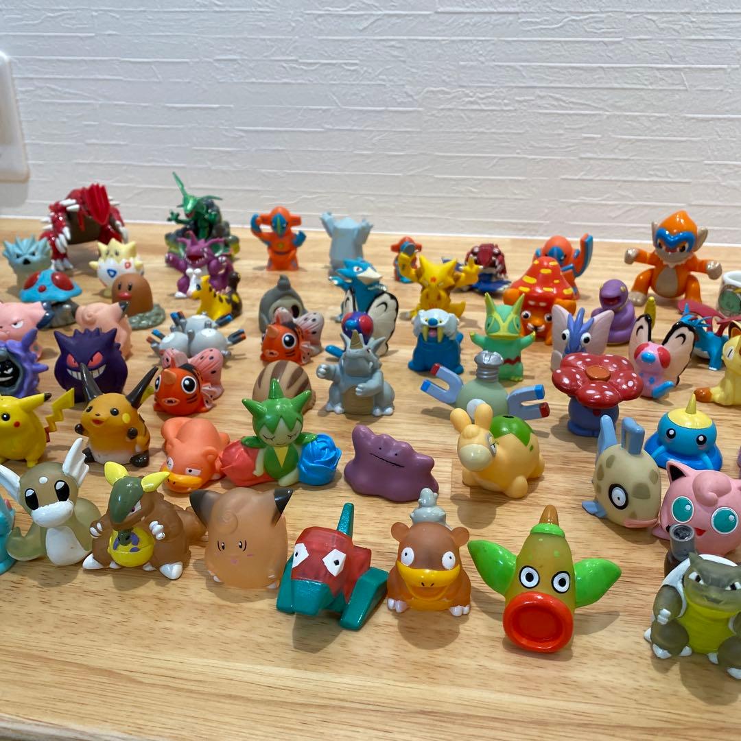 プ*可様 ポケモン指人形など　約85体 レア・クリア・ビッグフィギュア含む