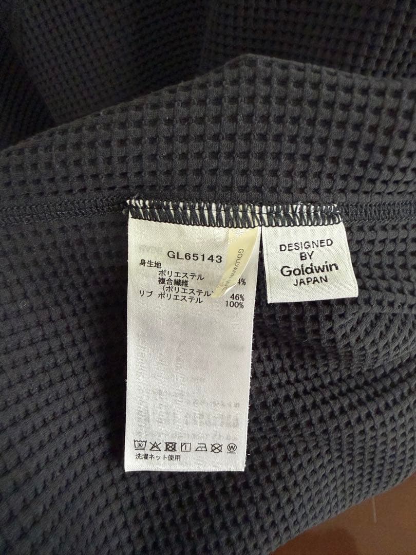 メンズGoldwin メッシュデザイン Tシャツ ブラック サイズ3