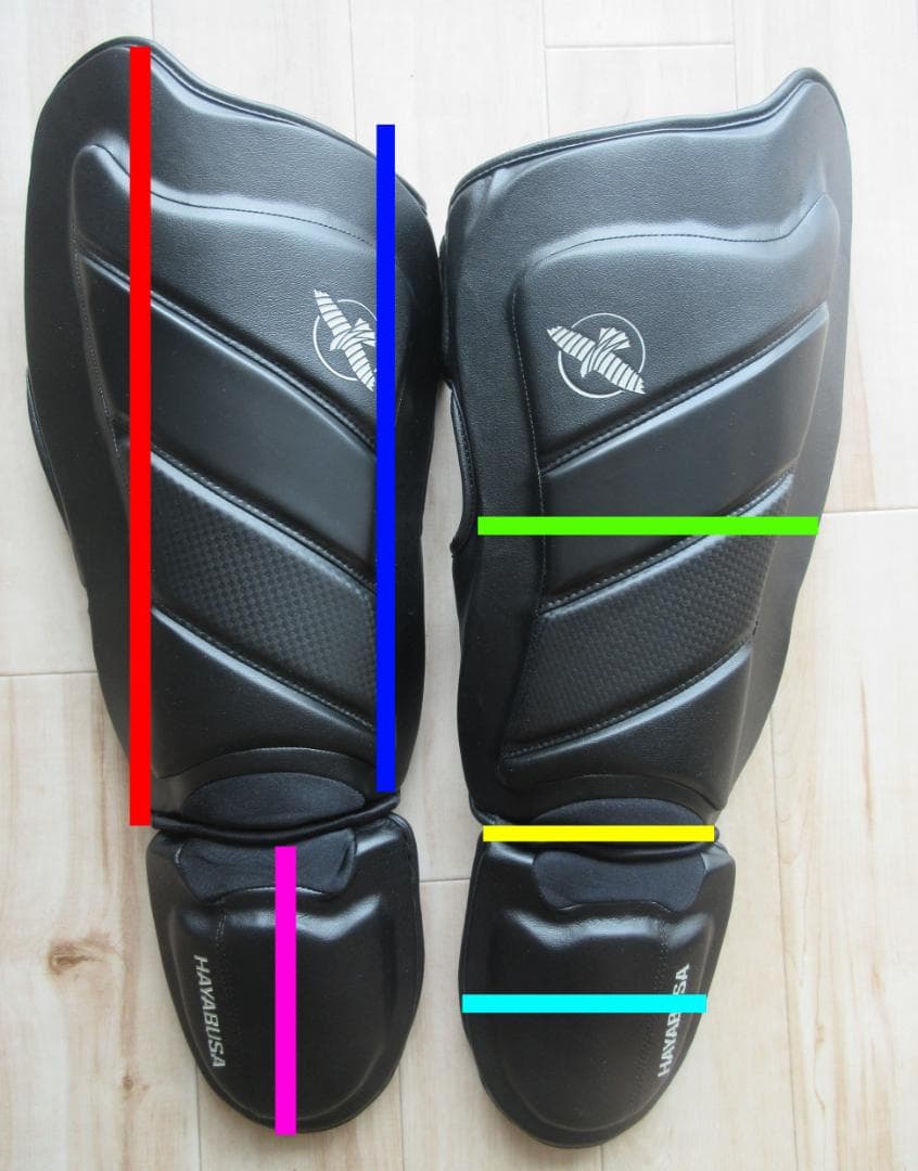 Hayabusa T3 ストライキングシンガード (Shinguards)