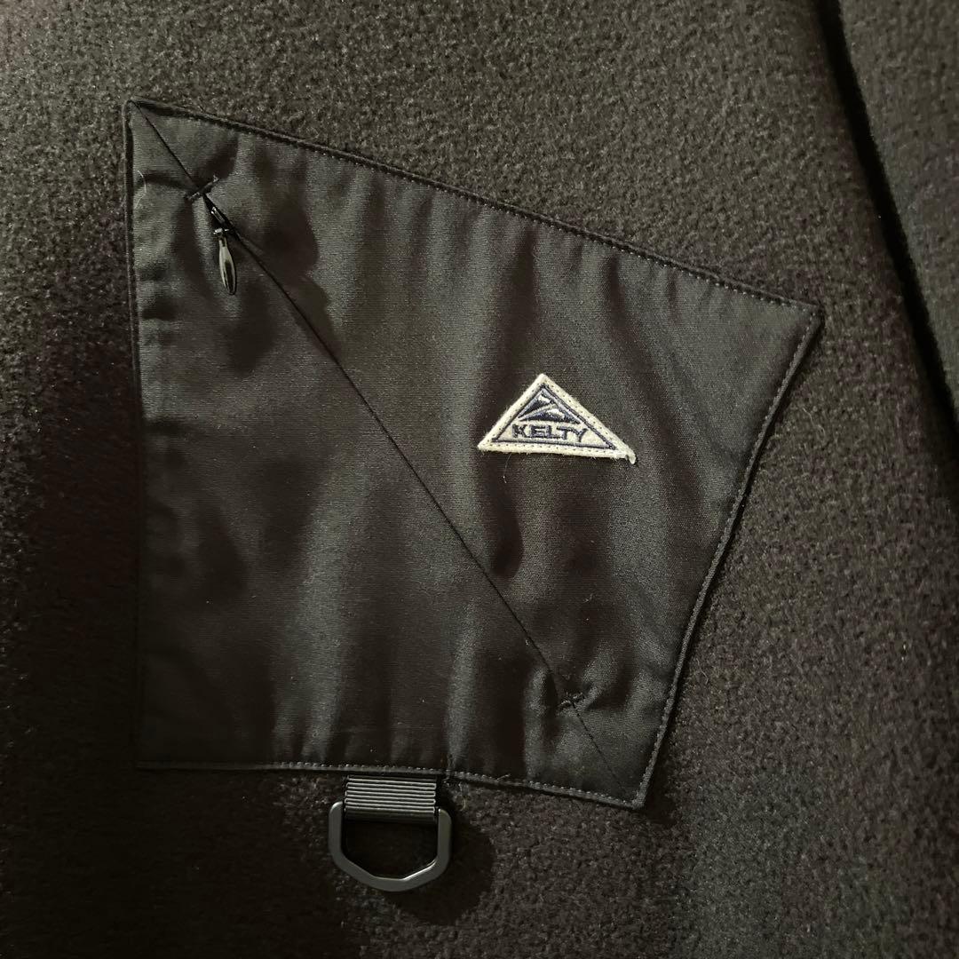 KELTY SHIPS シップス　別注　ブラック　フリース プルオーバー