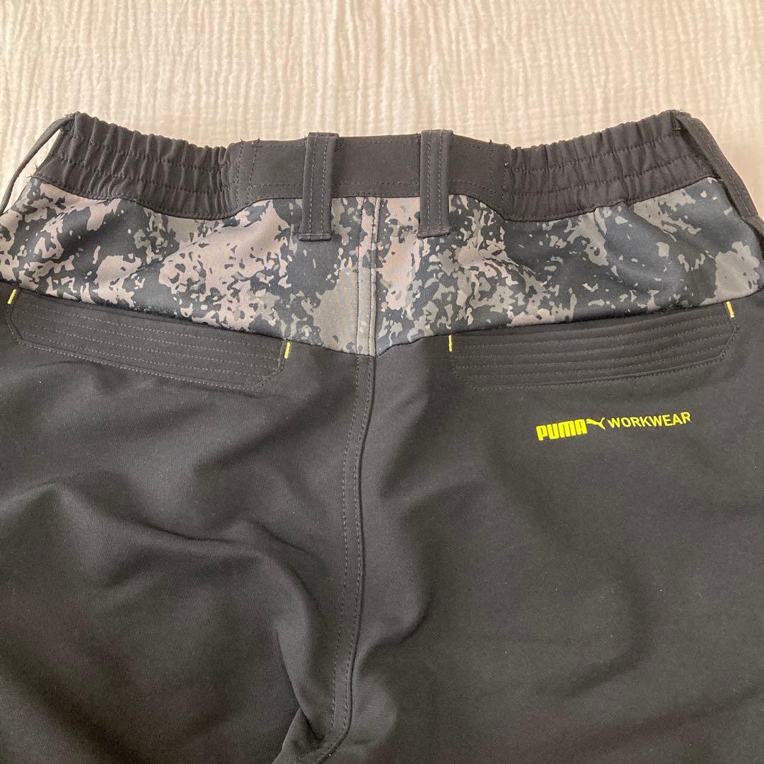 【お値下げ】PUMA WARK WEAR 作業服 上下セット ブラック系 スミ黒