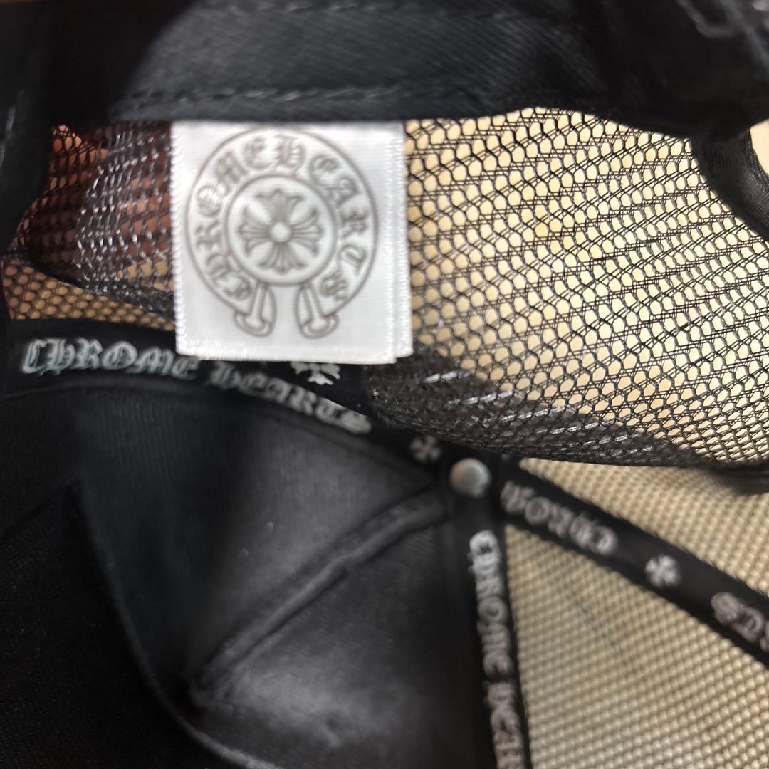指スケ好きさん専用CHROME HEARTS ロゴ刺繍ブラックキャップ