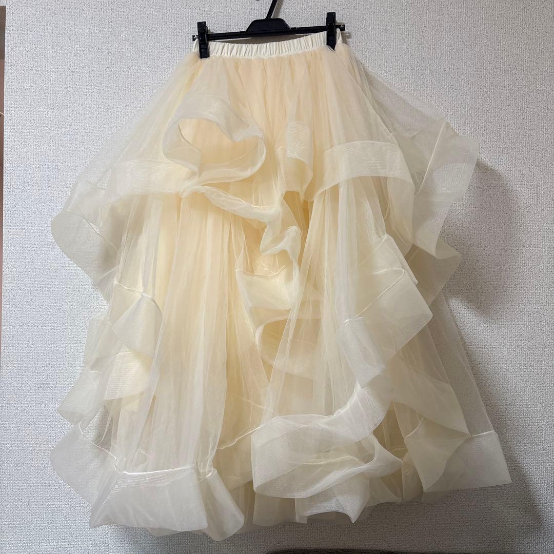 ANDREA&co 新品 フレアスカート チュールスカート