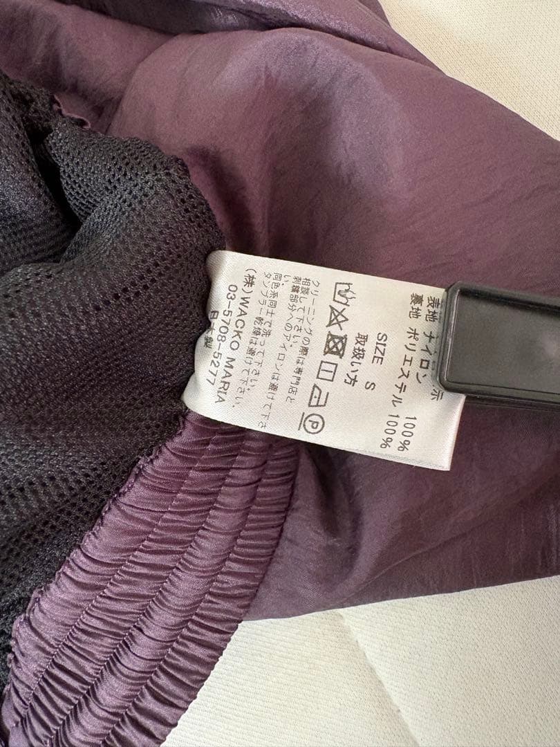 最終価格ワコマリア24SSトラックパンツ