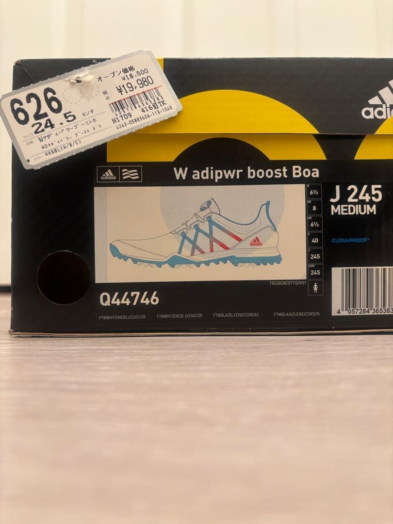 【新品】adidas ゴルフシューズ24.5cm